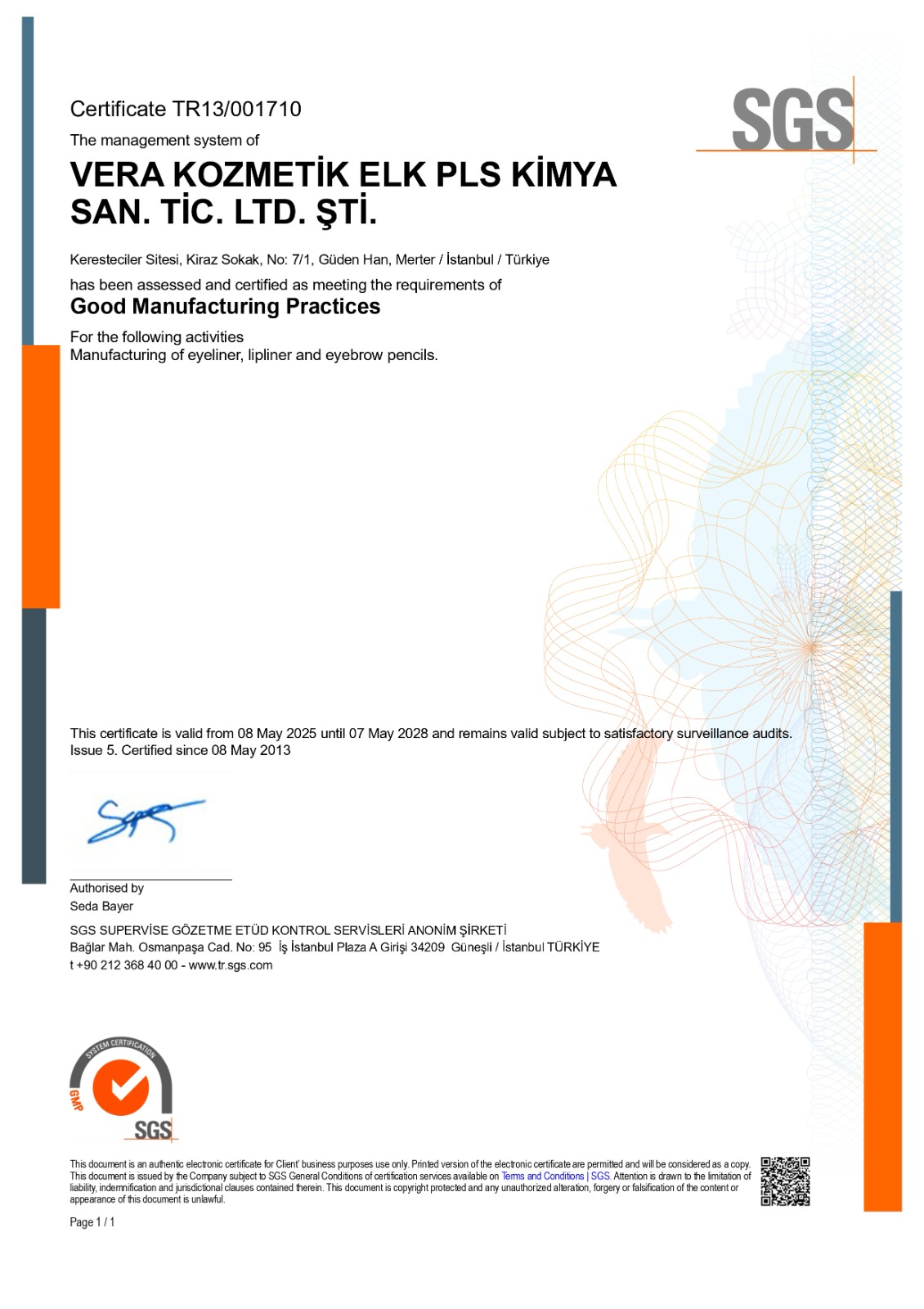 ISO 22716 Sertifikası: Kozmetik Üretiminde Güvenlik Standardı